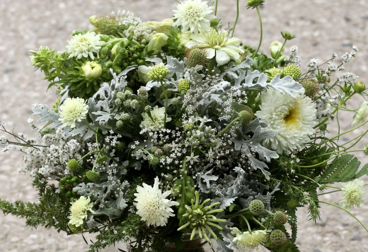 Detail svatební kytice